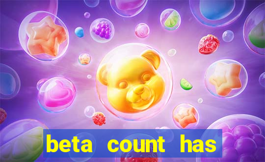 beta count has changed pt br